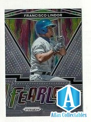 2021 Panini Prizm Fearless #6 Francisco Lindor METS